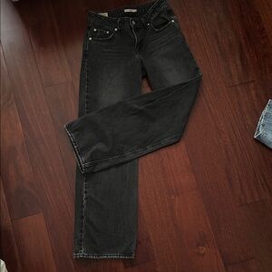 Levi's Black Flare & Wide Leg Jeans